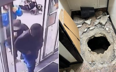 Hoții din Napoli, jaf ca-n filme: Au golit o bancă prin canalizare