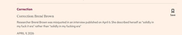 Un prestigios cotidian financiar londonez a publicat joi o erată la un interviu recent, după ce o greșeală de transcriere a dus la o formulare neadecvată în contextul unei discuții cu o renumită cercetătoare