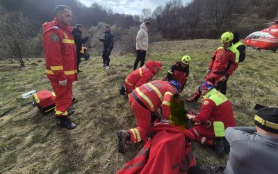Accident GRAV la Petrila: ATV răsturnat pe Dealul Crucii, elicopter SMURD