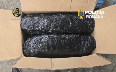 Captură spectaculoasă la Târgu Mureș: 13 kg de canabis, aduse din Spania