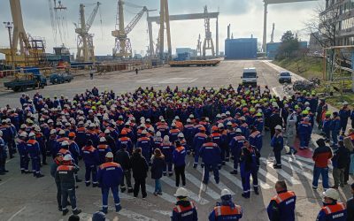Concedieri masive la Șantierul Naval Mangalia: Peste o mie de angajați, pe liber