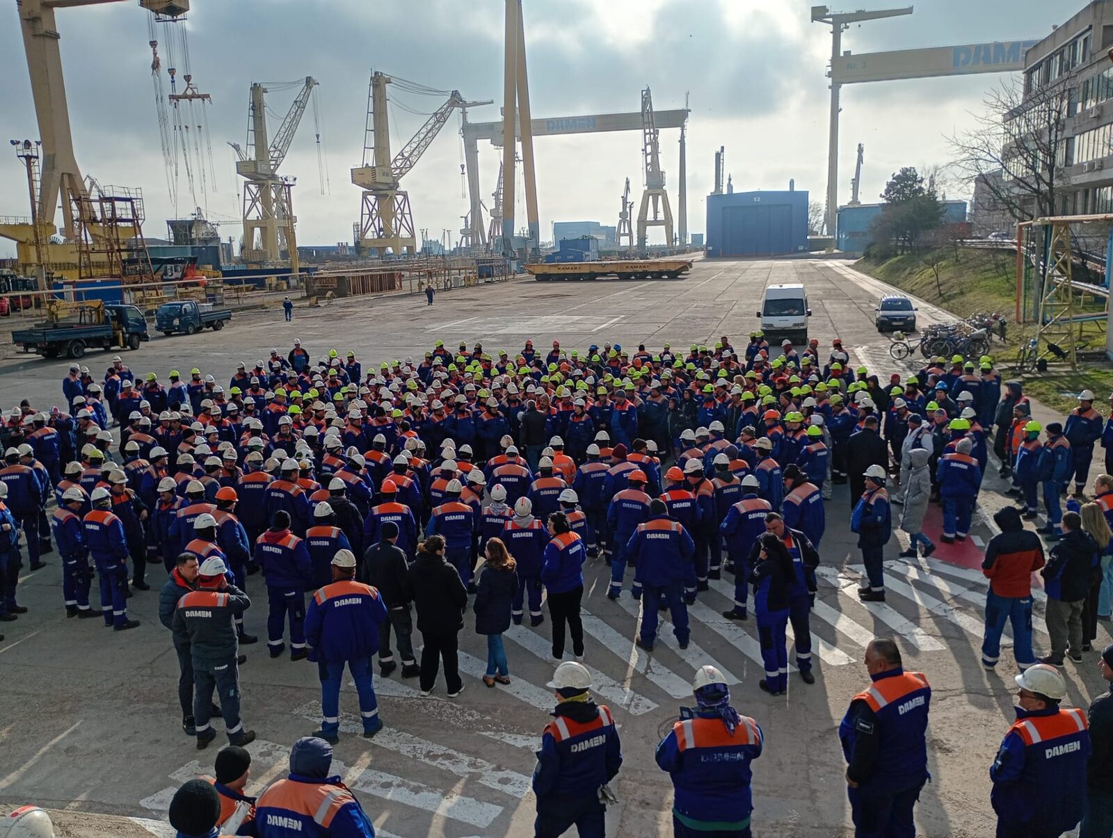 Concedieri masive la Șantierul Naval Mangalia: Peste o mie de angajați, pe liber