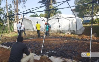 Incendiu la un centru Ebola în Congo: 18 pacienți suspecti, în libertate