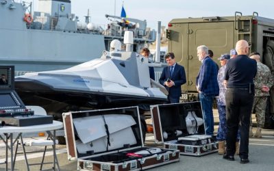 Nicușor Dan la naufragiul dronei din Portul Constanța