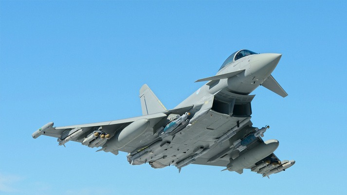 Alertă aeriană Tulcea: Două Eurofighter Typhoon interceptate