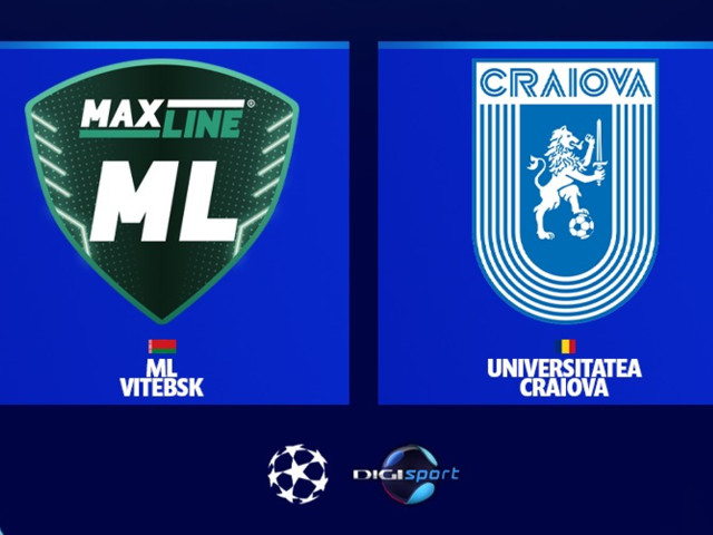 Vitebsk – U Craiova azi, LIVE/DGS1. Echipe!