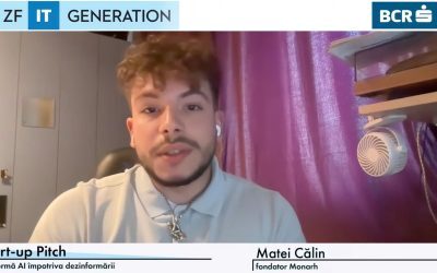 Matei Călin, 23 de ani: Cum a creat start-upul MONARH pe banii lui