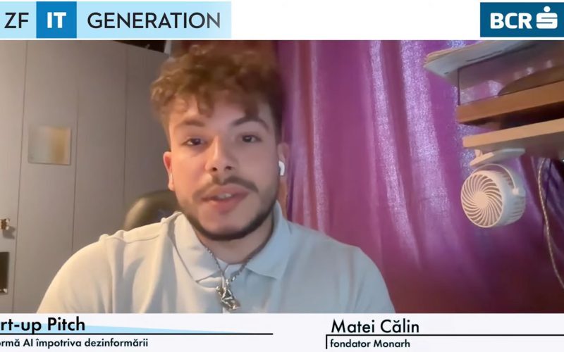 Matei Călin, 23 de ani: Cum a creat start-upul MONARH pe banii lui