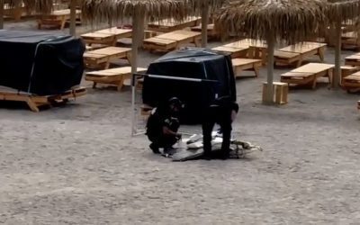 Fragment de dronă explozivă găsit pe litoralul românesc