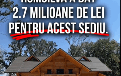 A ieșit cabană de vânătoare: Clădirea are cazare și dușuri