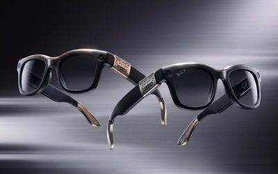 Caviar cu Ray-Ban de AUR și piele de crocodil