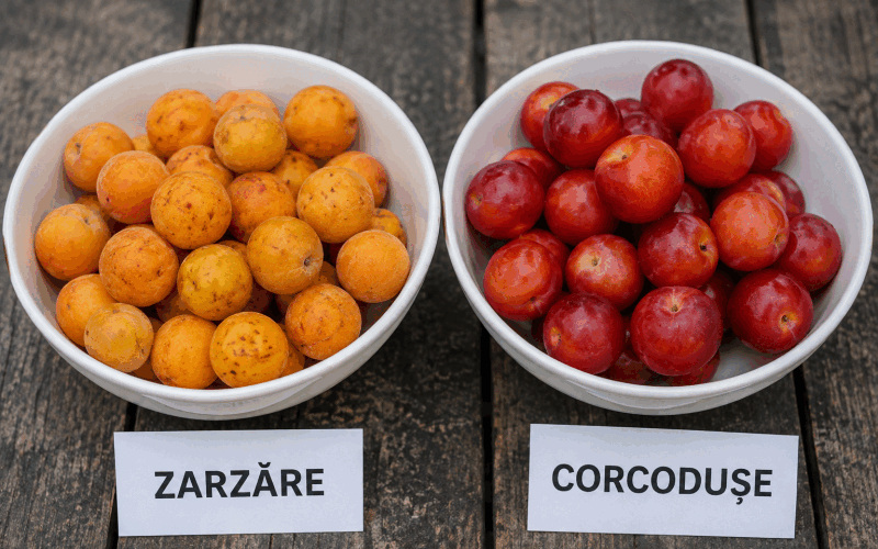 Zarzare sau corcodușe: Ghid Rapid de diferențiere