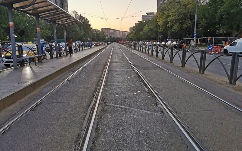 București: Lucrări la șine, blocate în subteran