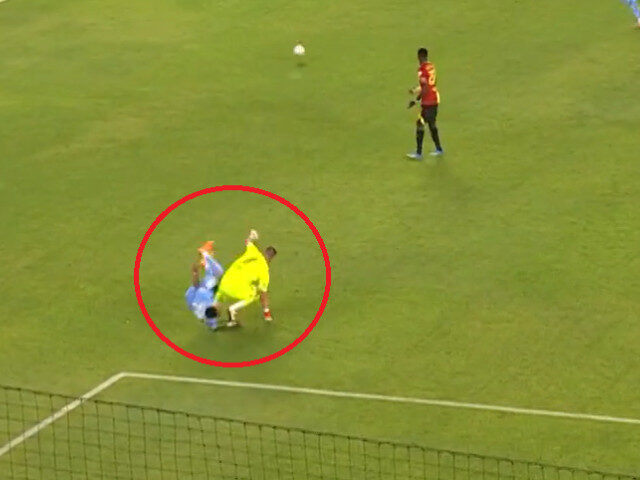 Accident grav pentru noua achiziție a lui Trabzonspor în minutul 20