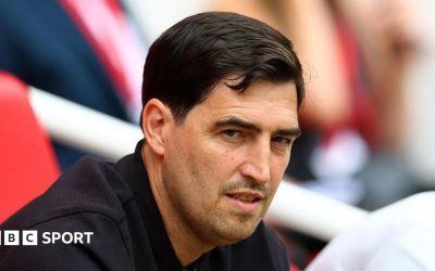Liverpool manager Andoni Iraola