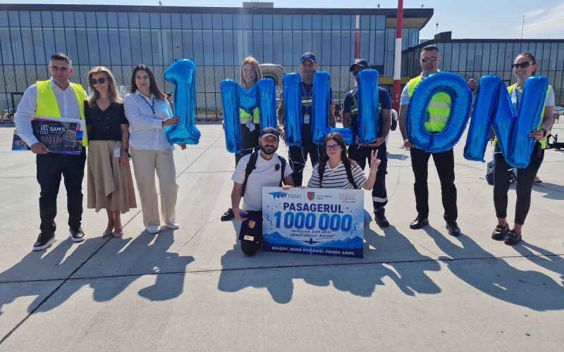 Cel mai nou aeroport din România a ajuns la un milion de pasageri. Borna a fost atinsă astăzi
