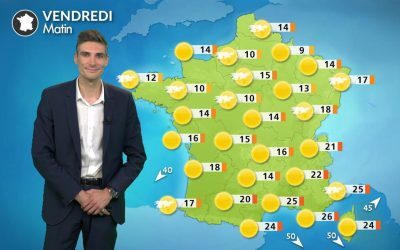 Météo aujourd'hui : la journée la moins chaude de la semaine, excepté près de la Méditerranée