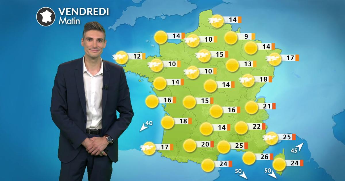 Météo aujourd'hui : la journée la moins chaude de la semaine, excepté près de la Méditerranée