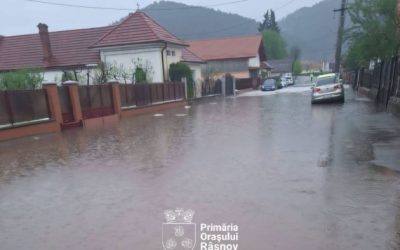 Mai multă apă de ploaie, preluată de canalizare, la Râșnov
