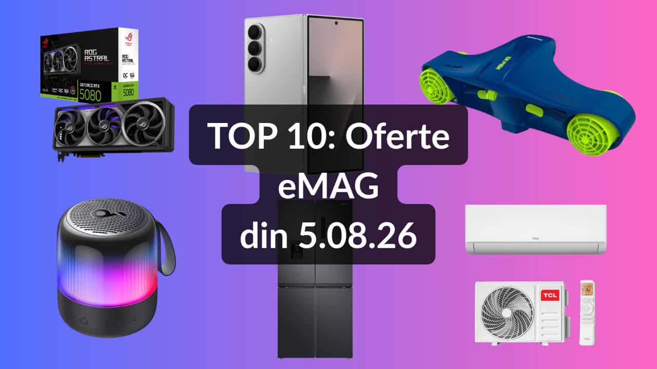 EMAG: Top Reduceri cu PC, Scuter Subacvatic și Laptop ASUS RTX