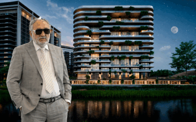 PREMIERĂ FOTO Ion Țiriac demolează vila fiului său de pe malul lacului Tei și construiește în loc un turn cu apartamente de 62 de milioane de euro. Primele imagini cu turnul