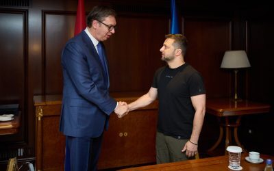 Zelenski în Serbia, pe teren rusesc. Prima vizită după 2022