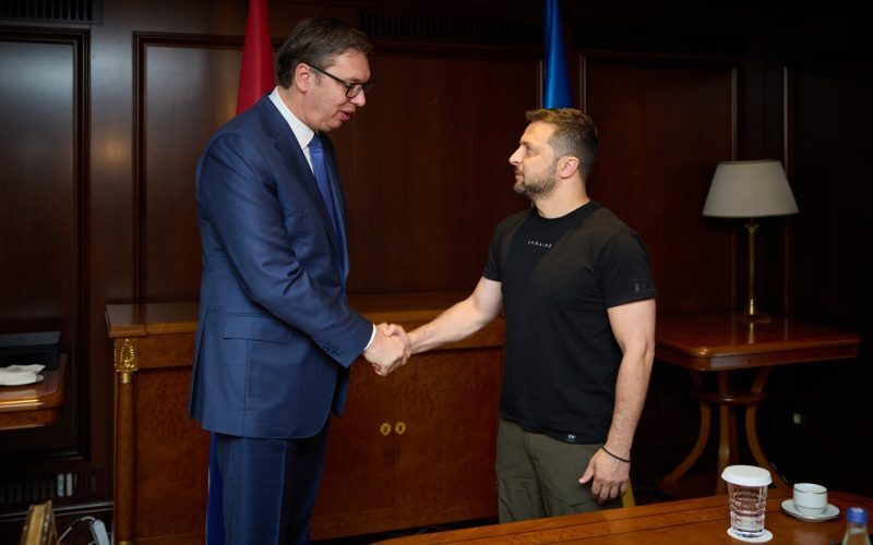 Zelenski în Serbia, pe teren rusesc. Prima vizită după 2022