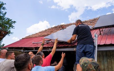 26 de familii au curent: Proiectul „Energie pentru Viață” le schimbă destinul