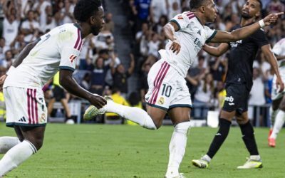 Real Madrid, victorie cu Sociedad. Vinicius, gol după dubla lui Mbappe