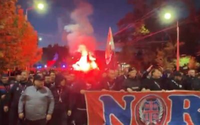 FCSB: Peluza Nord, dialog cu jucătorii. Protestul e oprit