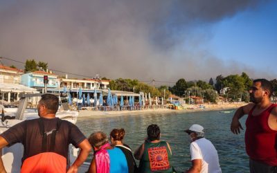 Incendiu în Halkidiki: Mesaje de la Consulatul din Salonic