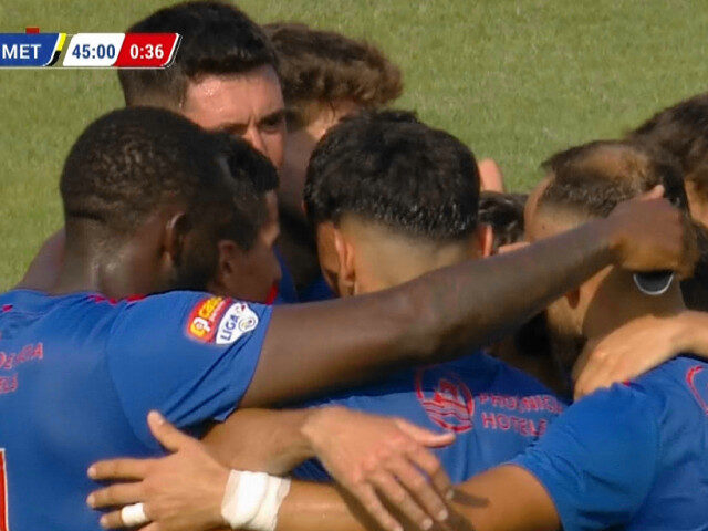 Chindia învinge Metaloglobus 3-0, penalty ratat, doi eliminați