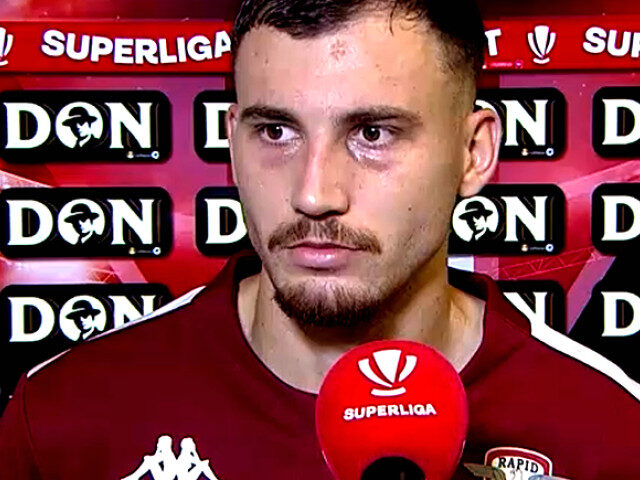 Stojilkovic, indignat: Galben la 90+3, UTA-Rapid