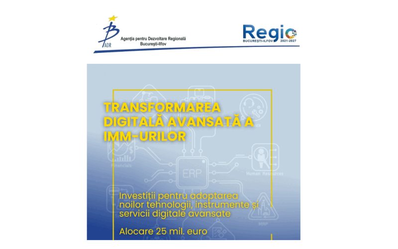 București: Granturi IMM de 25 mil. EUR pentru digitalizare, pe fir