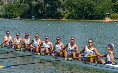 AUR la Mondial U19: Echipajul feminin de 8+1 la canotaj, învingător