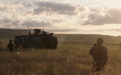 Pușcașii Marini Români și SUA, Antrenament Amfibiu Cu AAV-7
