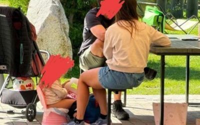 Părinți cu fetița pe oliță, scandal la restaurant