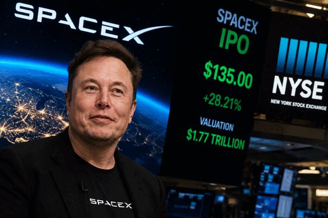 SpaceX se apropie de prețul IPO: 135 de dolari