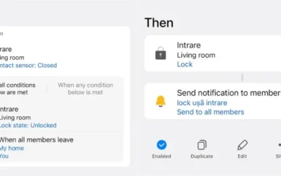SmartThings: Ușă blocată automat la plecare, alte trucuri casă