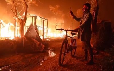 Grecia arde! Incendii pe Salamina pun țara în flăcări