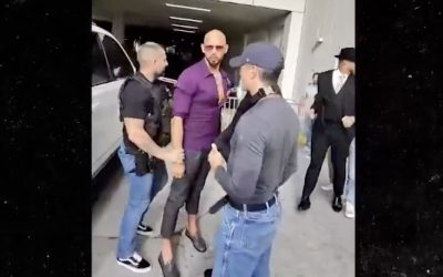 Frații Tate, acuzați că ar fugi și ar intimida martori în Marea Britanie