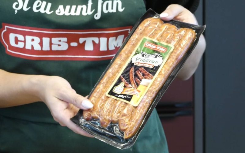 Pizza rapidă cu Cârnați Grătărescu Cris-Tim