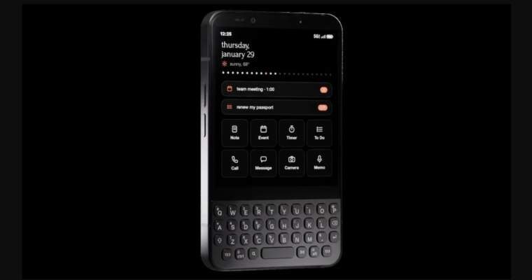 Minimal Phone 2, un smartphone cu tastatură, lansează pe Kickstarter