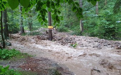 Cod roșu pe râuri: Viituri și depășiri de cote până sâmbătă