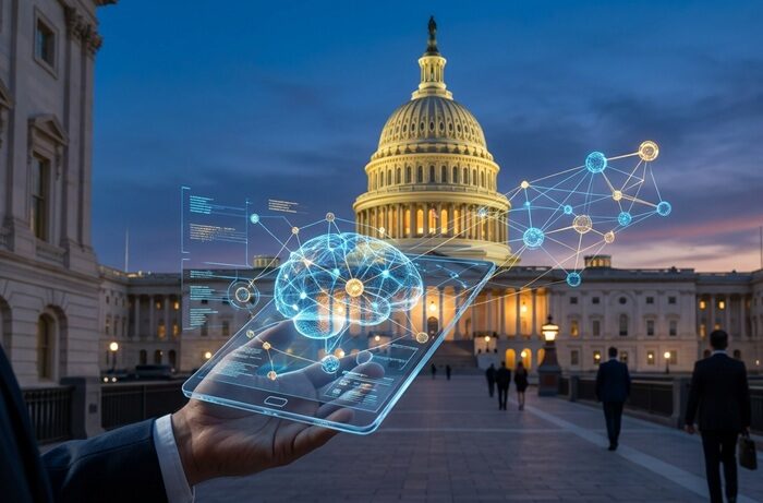 Lobby AI la Washington: OpenAI, Microsoft, Anthropic mută legea SUA