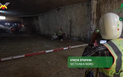 Metrou Otopeni: 72% din lucrările la secțiunea 1 Mai – Tokyo finalizate