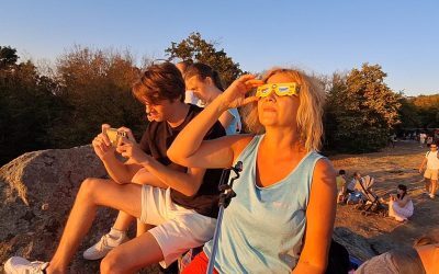 Eclipsă de Soare pe Cerul României: Aradul a privit spectacolul