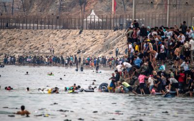 CEUTA, MELILLA: Noi valuri de migranți, alarma pe net