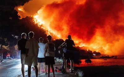 Croația arde: Atenție la incendii pe Coasta Adriatică