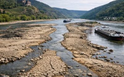 Dunărea, pe cale să se despartă: Seceta o amenință cu dispariția